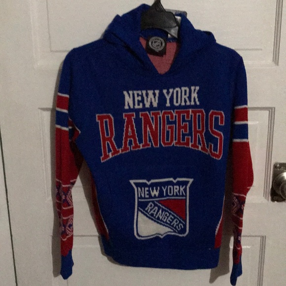 ny rangers zip up hoodie